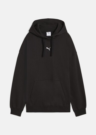 Puma Ess Oversized Hoodie Fl Puma Black L Hoodies Puma Ess Oversized Hoodie Fl Puma Black L Hoodies