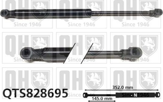 QUINTON HAZELL QTS828695 Baklukedemper