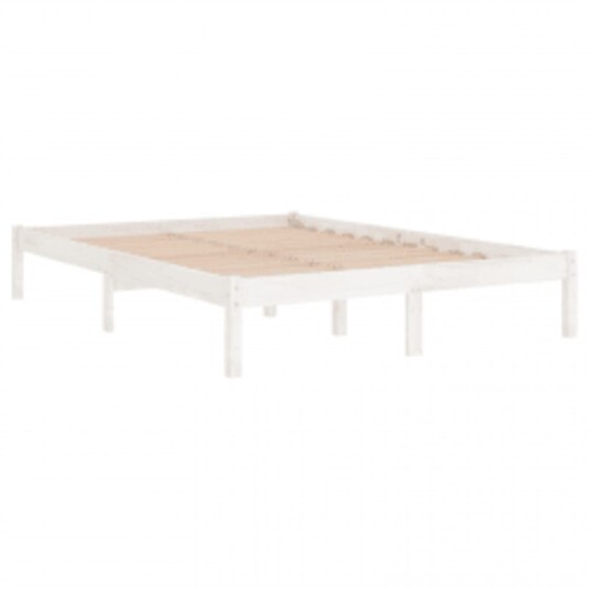 vidaXL Sengeramme hvit heltre200x200 cm