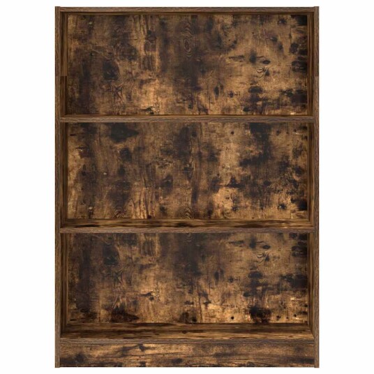 Bokhylle røkt eik 80x24x109 cm konstruert tre Bokhylle røkt eik 80x24x109 cm konstruert tre