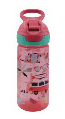 Nûby sugerørkopp Flip-it med mykt PP-munnstykke 540 ml i rosa