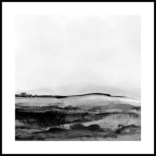 Mono Landscape No1 Poster Plakat / 30x30cm