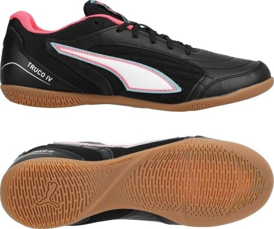 PUMA Truco Iv It PUMA Svart/rosa/PUMA White Barn Innendørs (Ic) størrelse 37