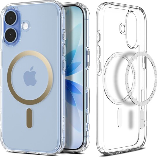 Spigen Ultra Hybrid MagSafe Deksel for iPhone 17 Gjennomsiktig Gull