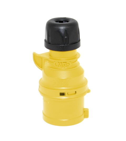 Garo P 416-4 S Støpsel IP44 5-polet 16 A Gul 4 h er & kabler