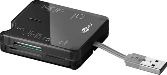 Goobay minnekortleser USB 2.0 SD/Micro SD/MS/CF