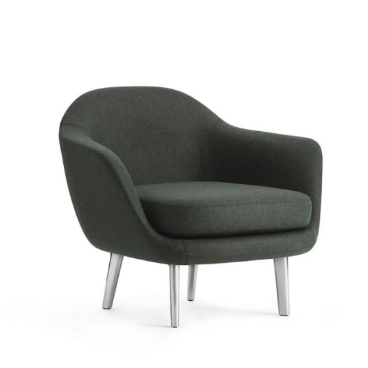 Normann Copenhagen Normann Copenhagen Sum Lenestol Aluminium/ Grønn LDS41 Normann Copenhagen Normann Copenhagen Sum Lenestol Aluminium/ Grønn LDS41