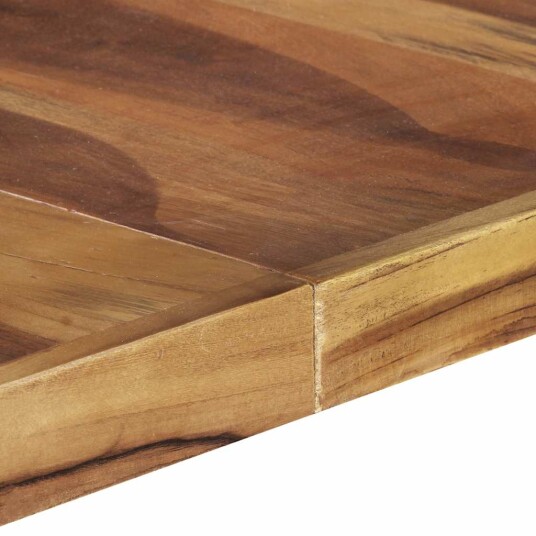 Spisebord 140x140x75 cm heltre med overflate av indisk rosentre 8720286104668