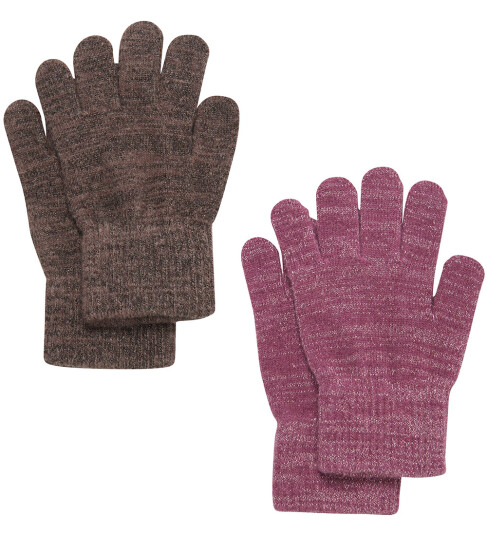 CeLaVi Hansker Ull/Polyester stoff 2 pack Mellow Mauve m. CeLaVi 3 6 år Handsker Brun Lilla CeLaVi Hansker Ull/Polyester stoff 2 pack Mellow Mauve m. CeLaVi 3 6 år Handsker Brun Lilla