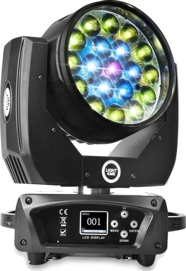 Light4me Zoom Wash 19X15w Bevegelig Led Rgbw Light4me Zoom Wash 19X15w Bevegelig Led Rgbw