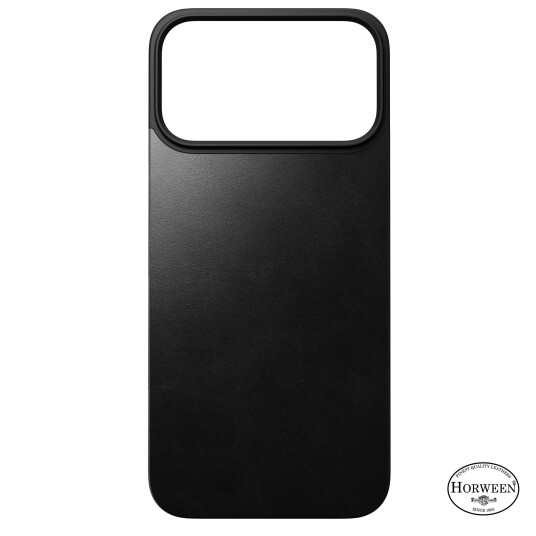 Nomad Magnetic Horween Lærdksel til iPhone 17 Pro Max - Svart