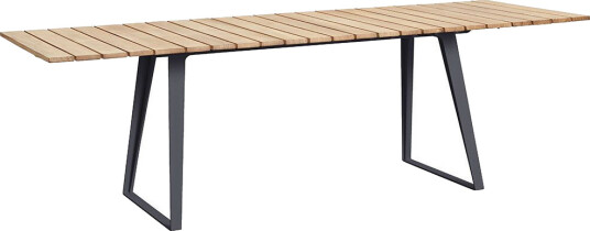 Cane line Copenhagen spisebord 160/243X84 cm Lava Grey
