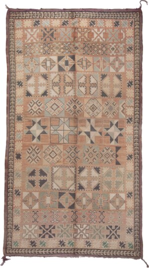 Kelim teppe Marokkansk Azilal Special Edition 380 x 210 cm Størrelse: 380 x 210 cm