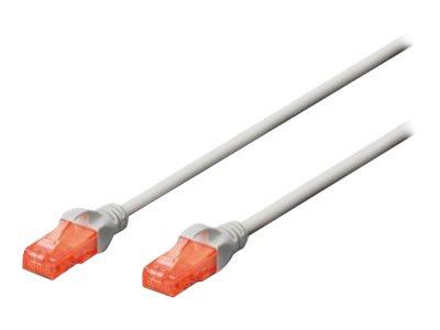 Digitus Koblingskabel Cat6 3 m Grå U/UTP for Gigabit Nettverk Digitus Koblingskabel Cat6 3 m Grå U/UTP for Gigabit Nettverk