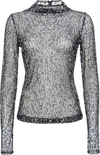 Pinko Dame Topper Svart S, Pinko Dame Topper Svart S,