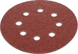 Borrelås sandpapir Ø 125 mm korn 60