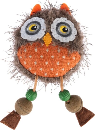 Tiaki Happy Owl Med Kattemynte 1 Stk