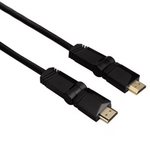 Hama 3 m Vendbar HDMI-kabel med Ethernet 4K Støtte Svart Hama 3 m Vendbar HDMI-kabel med Ethernet 4K Støtte Svart