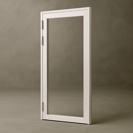 Balkongdør Fjordvindu Solid Aluminium 3 Lags Helglass