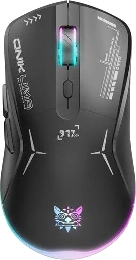 Onikuma CW917 Kablet Trackball Gamingmus med RGB-bakgrunnsbelysning - Svart