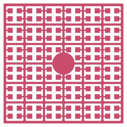 Pixelhobby Midi perler 458 Mørk gammelrosa 2x2mm 140 piksler