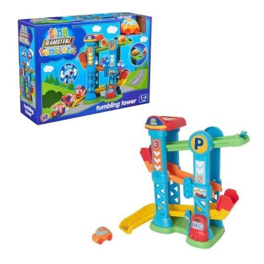 Teamsterz Tiny Tumbling Tower and toy car
