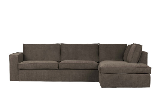 Woood FREDDIE Sofa Høyre Mørkebrun