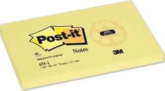 Post it 655 76 x 127 mm 12 stk. Post it 655 76 x 127 mm 12 stk.