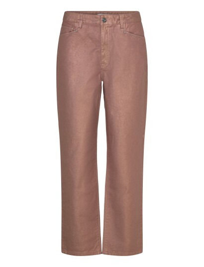 Dante6 Dante6 Axelle Metallic Straight Cropped Jeans   Pink   38