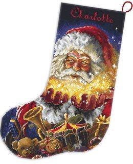 Letistitch Broderipakke Julestrømpe Julemirakel