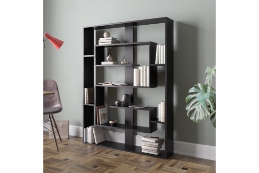 Bokhylle Flitwick 120 cm   Svart