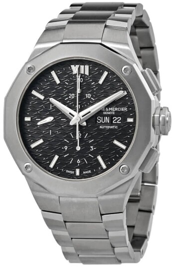 Baume & Mercier Herreklokke M0A10624 Riviera Sort/Stål Ø43 mm