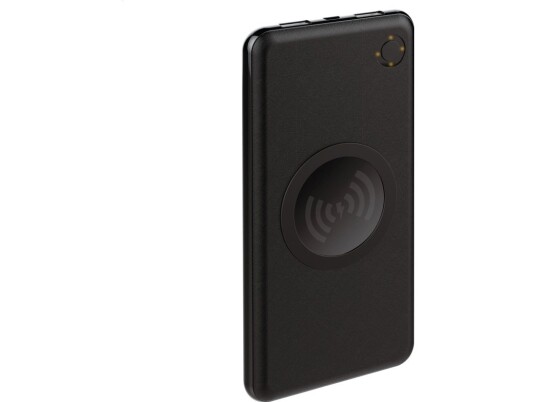 Platinet Strømforsyningsenhet 10000Mah 2Xusb Wireless Qi, Svart (44572)