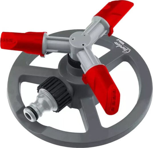 Dedra Roterende Sprinkler 3 Armet På Sokkel Dedra Roterende Sprinkler 3 Armet På Sokkel
