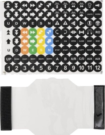 Tru Components 2 & 4 Knappdeksel & Klistremerke Tc 13660436 Tilbehørsett Med Plate Med Berøringsbeskyttelse 1 Stk