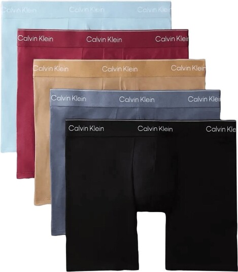 Calvin Klein Boxer Brief 5Pk BLACK RIO RED FORGET ME NOT TIGERS XXL