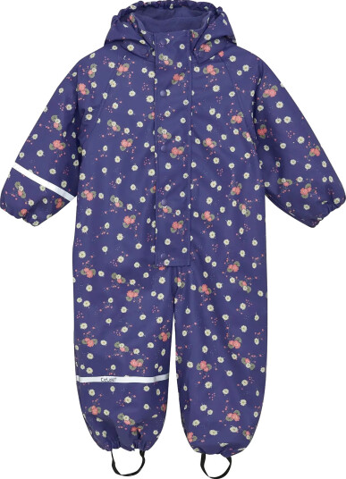 CeLaVi Rainwear Suit - Aop, W. Fleece - Purple - 70