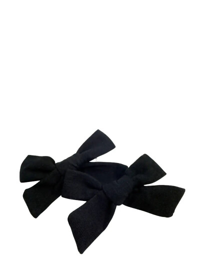Pipol"s Bazaar Stina Bow 2 Pcs Black Black ONE SIZE Pipol"s Bazaar Stina Bow 2 Pcs Black Black ONE SIZE