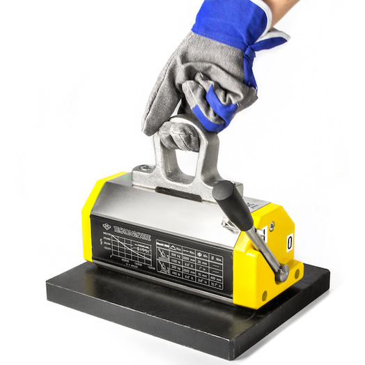 Magnet lifter ProLM 500 | Løftekapasitet 500kg | Robust løftemagnet