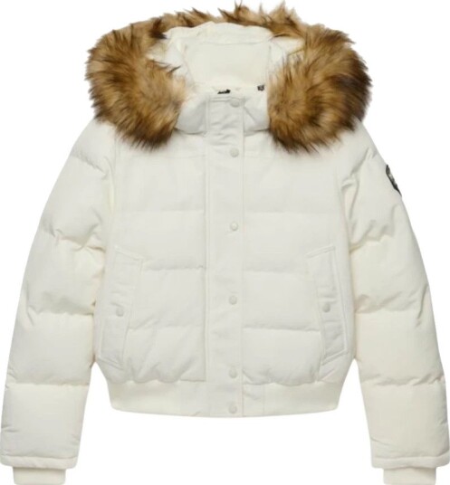 Superdry Everest Hooded Bomber Jkt   OFF WHITE   16