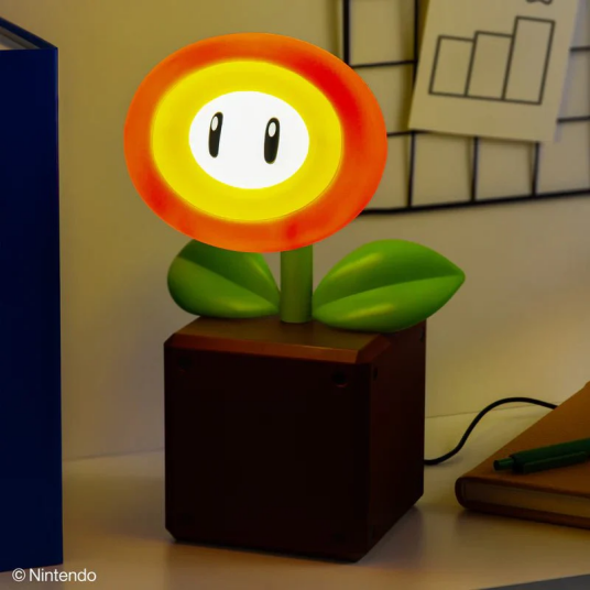 Paladone Fire Flower Gadgets Lampe 10 cm