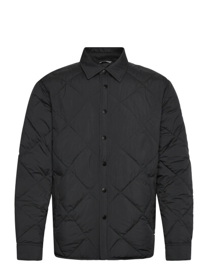 Björn Borg Centre Quilted Overshirt - Black - XL/XXL