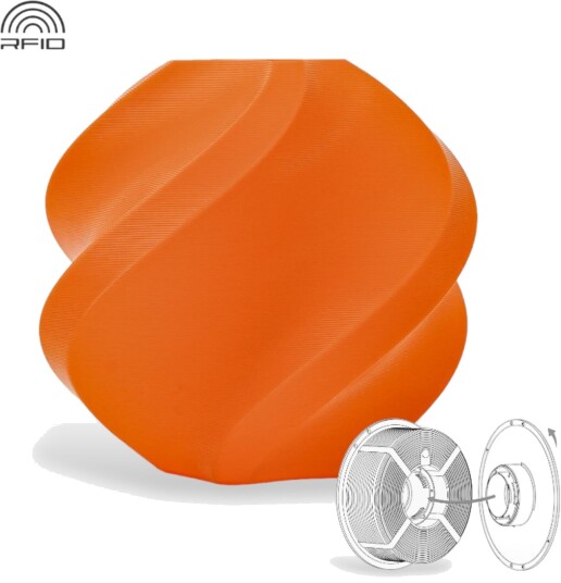 Bambu Lab Pla Basic Refill Orange