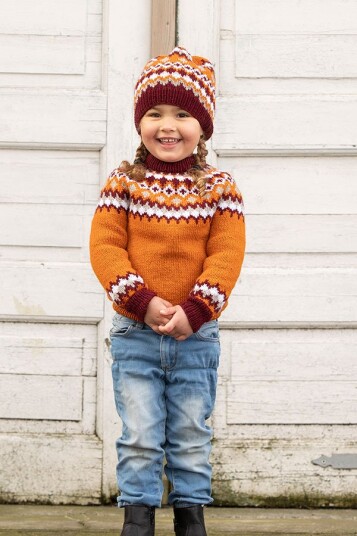 Viking Garn 2115 1 Nellik Genser Og Lue