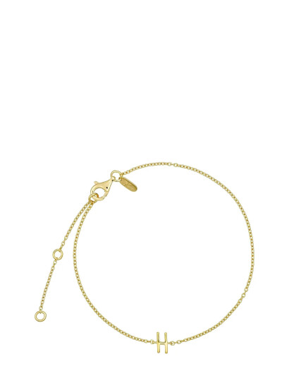 DESIGN LETTERS Archetype Bracelet A Z Gold Plated |Guld |L:21 cm DESIGN LETTERS Archetype Bracelet A Z Gold Plated |Guld |L:21 cm