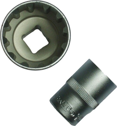 BATO Topp kort 1/2" x 18mm. SplineLock.