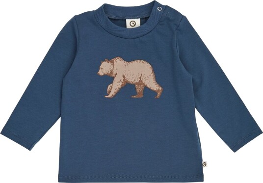 Müsli Genser Cozy Meg Bear Navy Müsli 2 år (92) Genser Brun Marineblå