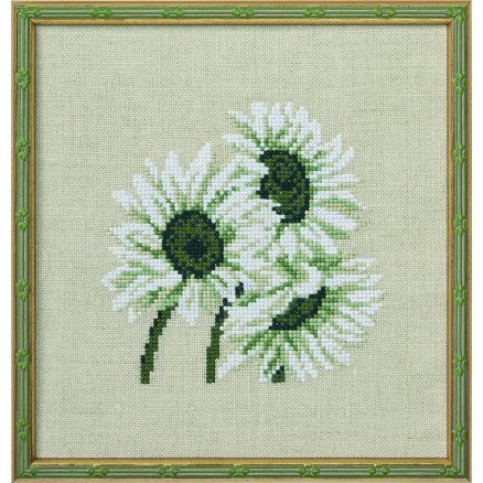 Permin Broderisett Solsikke 18x19cm