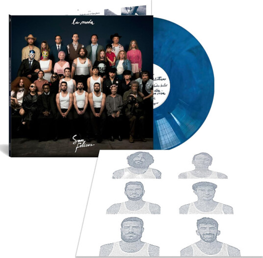 San Felices Blue & Black Marble Vinyl