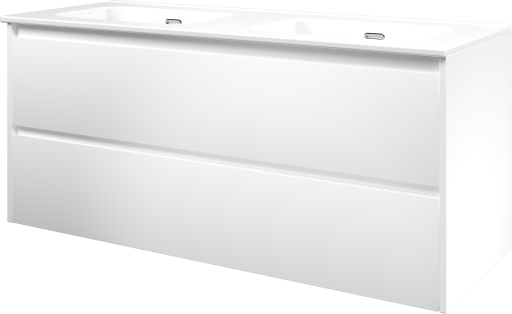 Sanibell Proline møbelpakke, 121x46 cm, matt hvit Sanibell Proline møbelpakke, 121x46 cm, matt hvit